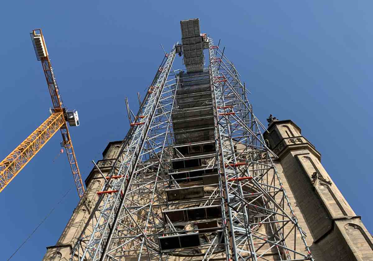 Église Saint-Martin d'Arlon - chantier