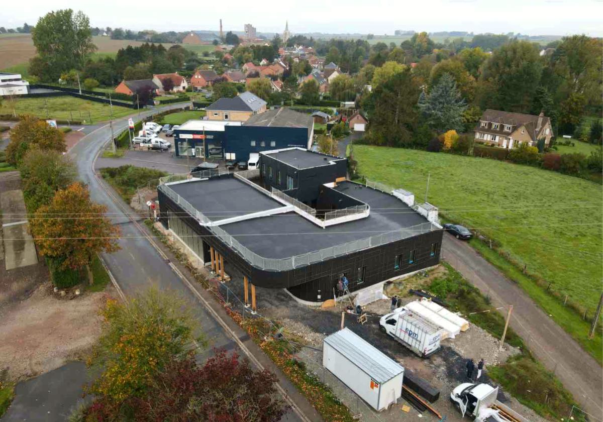 image Aubigny en Artois - vue aérienne