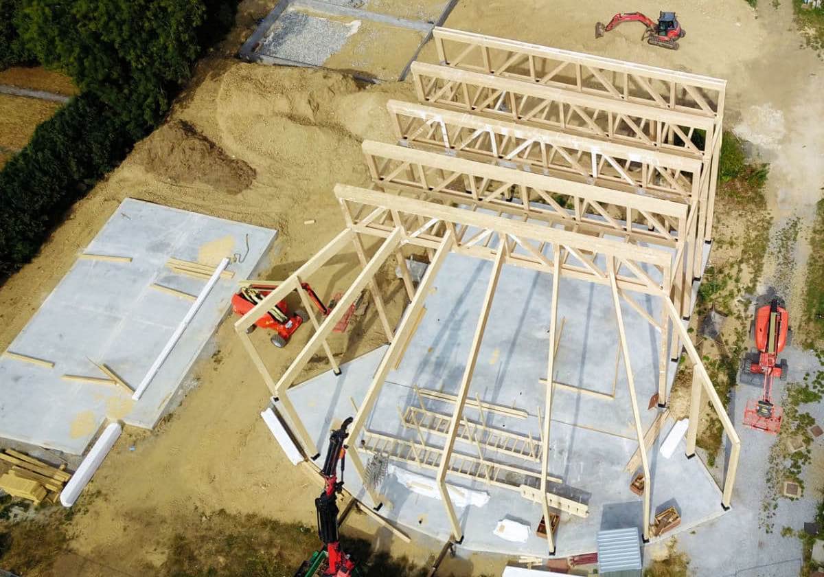 image projet Cirque - chantier, vue aérienne