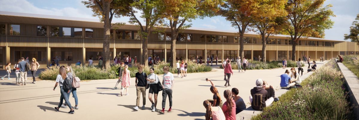 collège Duez - Vue extérieur