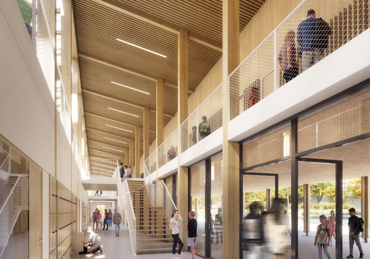 collège Duez - Vue intérieur