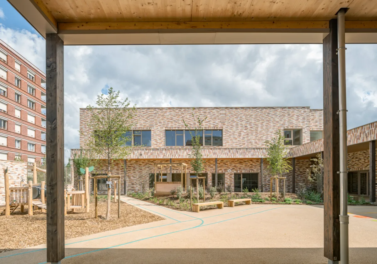 projet Ugecam - chantier, vue aérienne