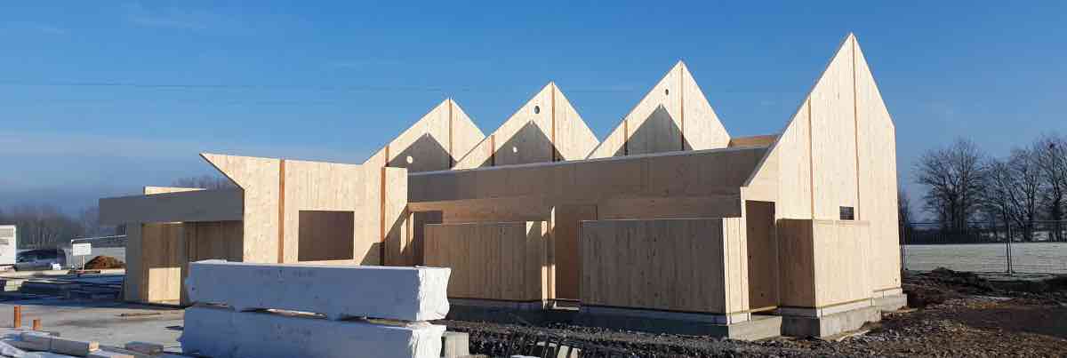 projet Heureux Abri - chantier, vue extérieur