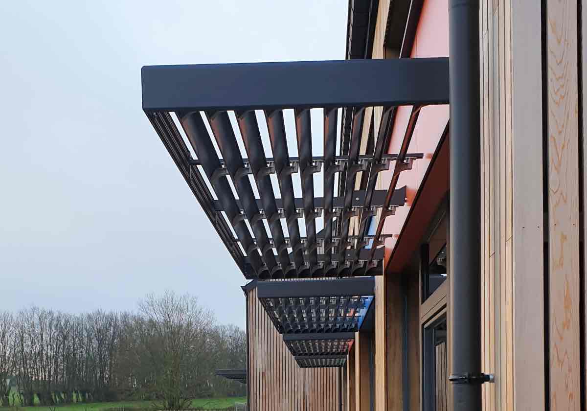 projet Heureux Abri - détail facade