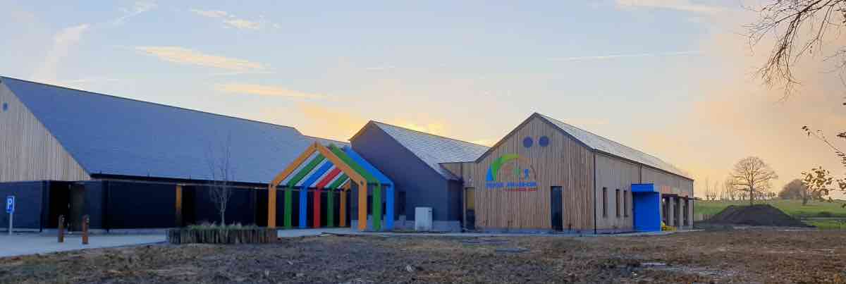 projet Heureux Abri - chantier, vue extérieur