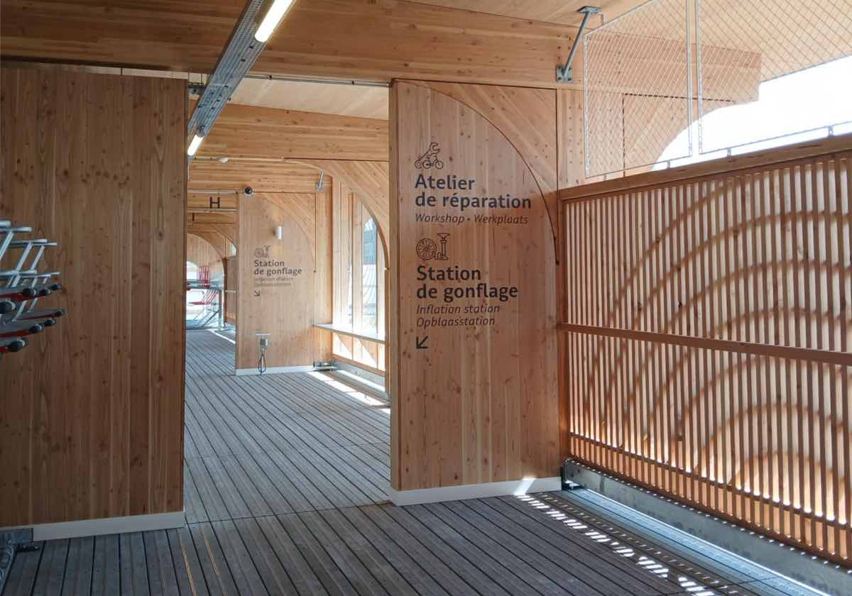 projet Valladolid - atelier de réparation et station de gonflage