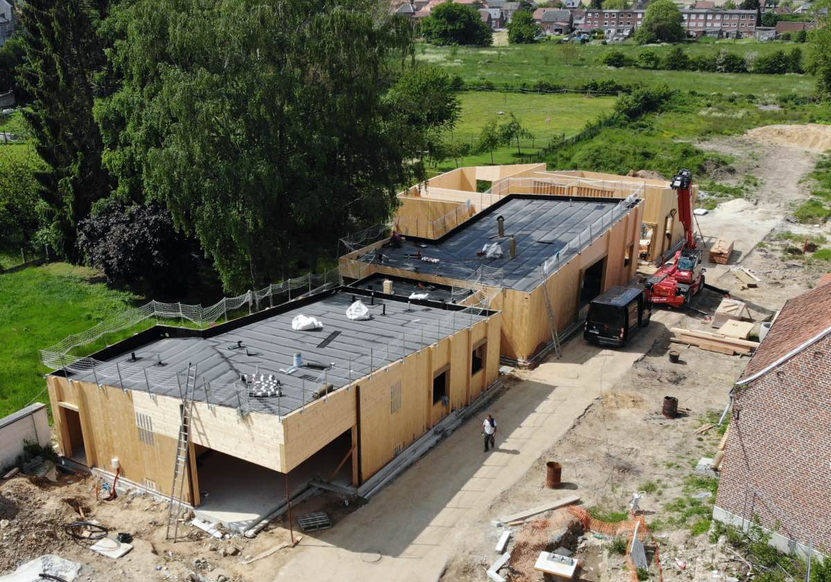 projet Villers-Outreaux - chantier, vue aérienne