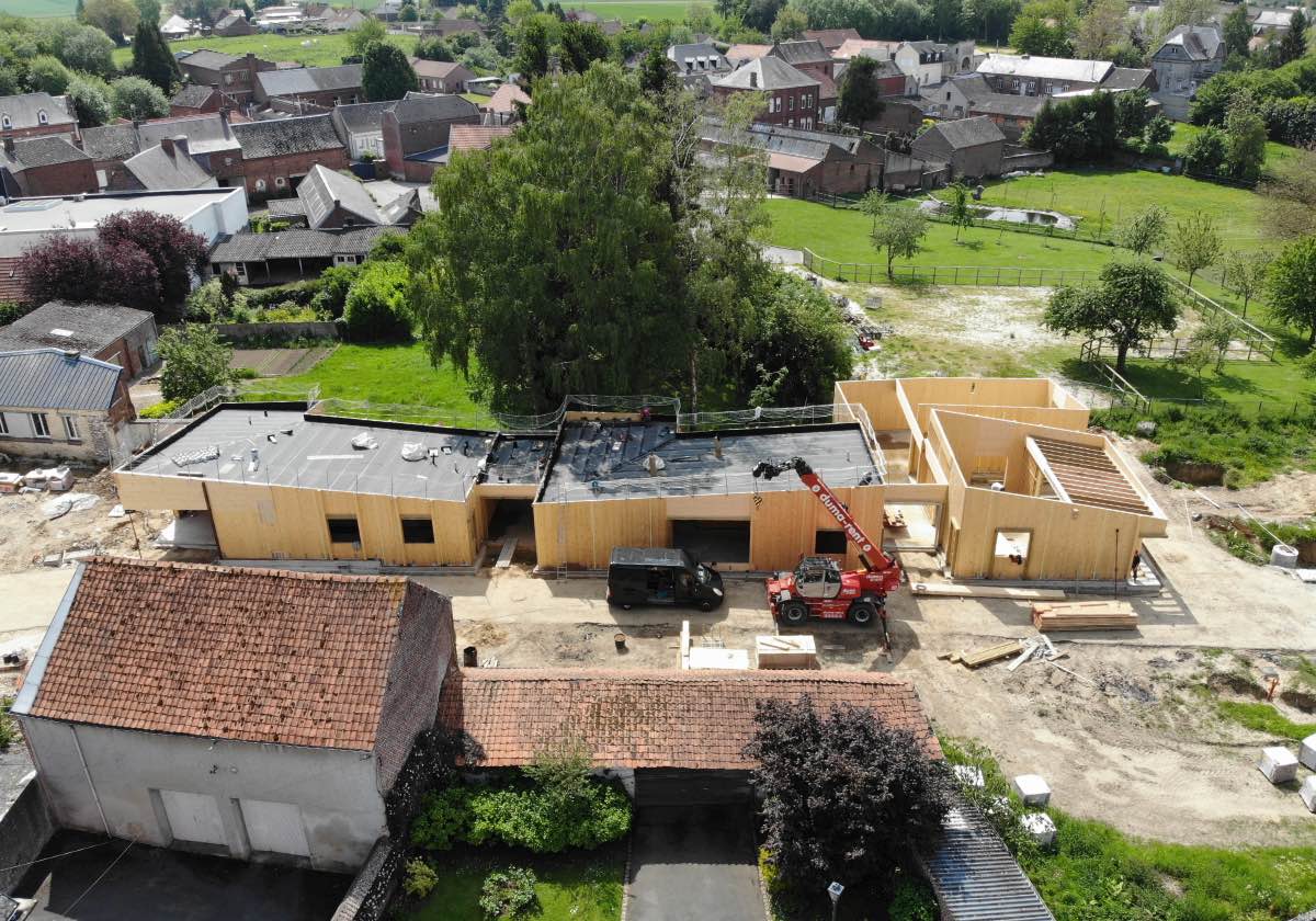 projet Villers-Outreaux - chantier, vue aérienne