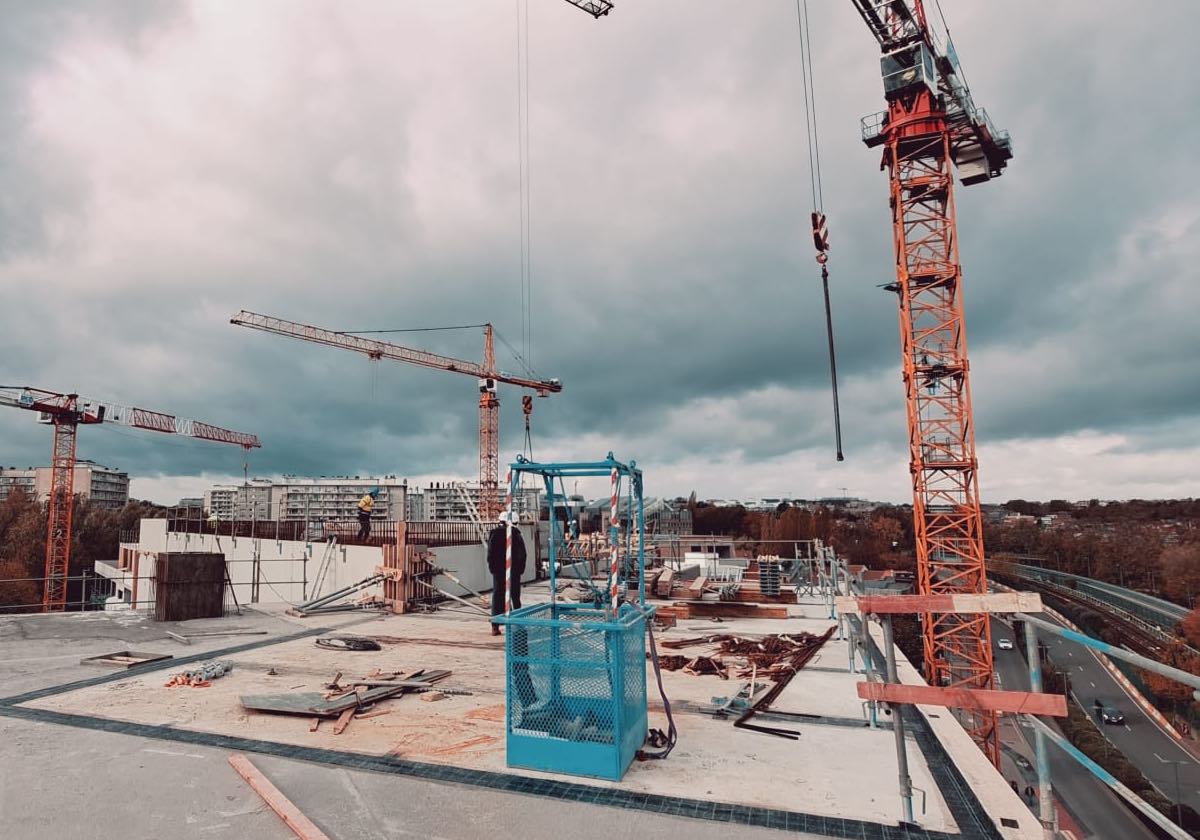 projet Woodhub - chantier