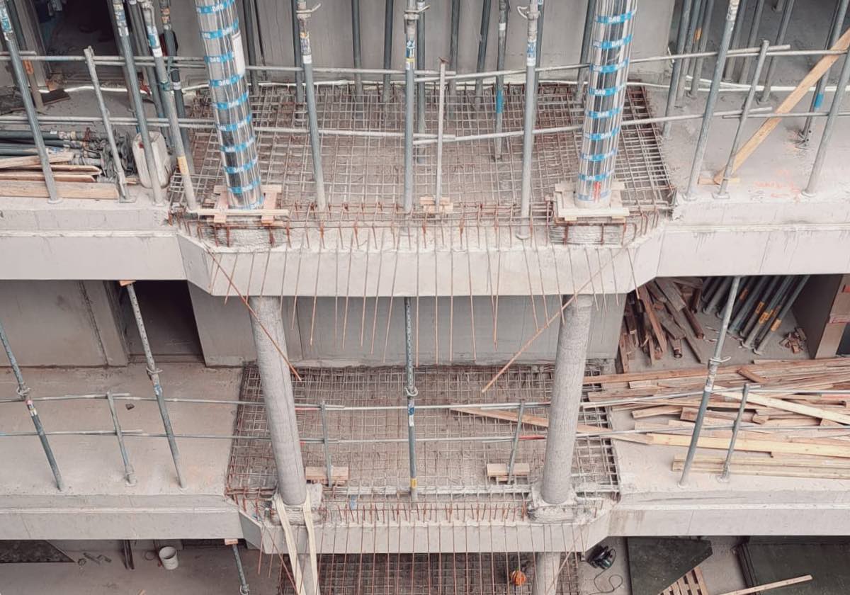 projet Woodhub - chantier