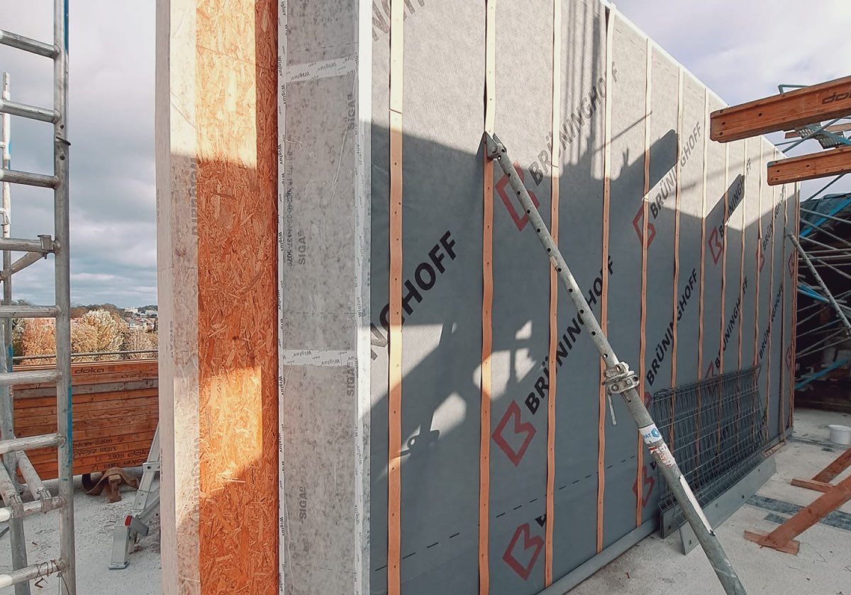 projet Woodhub - détail chantier