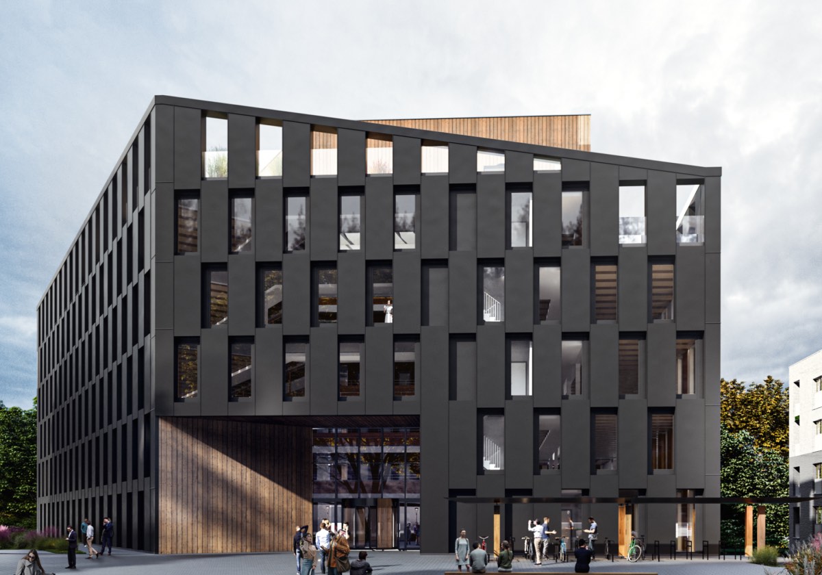 projet Woodhub - facade