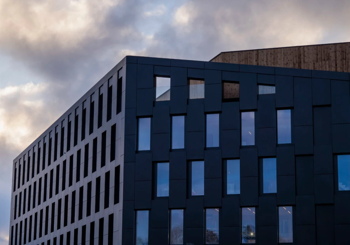 projet Woodhub - facade